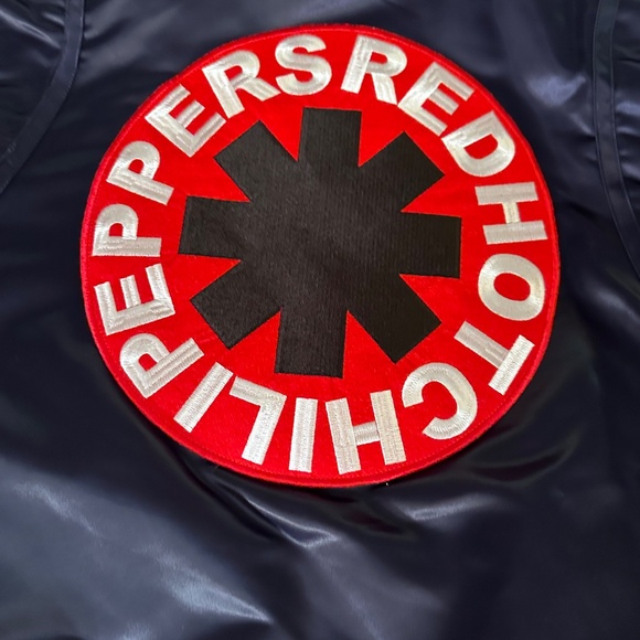 Red Hot Chili Peppers Satin Bomber Jacket - Picture 6 of 9